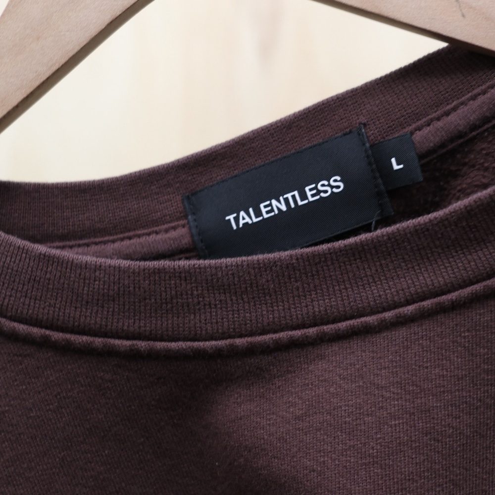 Talentless Crewneck Pullover Brown L - Picture 2 of 4